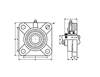 UCF-214-70 Bearing UCF-214-70 Bearing