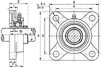 UCF207-20 Bearing UCF207-20 Bearing